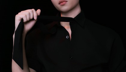 签约模特：朱展鹏 神秘的魅力