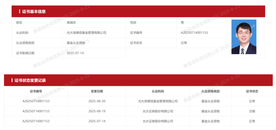 “光大系”资管业务高管，变动频频